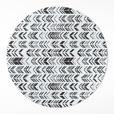 Pvc rug Indian design feathers and arrows boho
