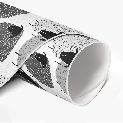 Pvc carpet Painted sheep regular pattern