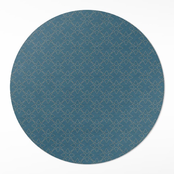 Vinyl rug Fine ornaments regular pattern