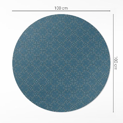 Vinyl rug Fine ornaments regular pattern
