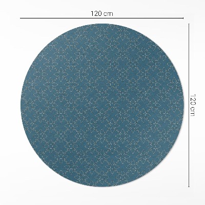 Vinyl rug Fine ornaments regular pattern