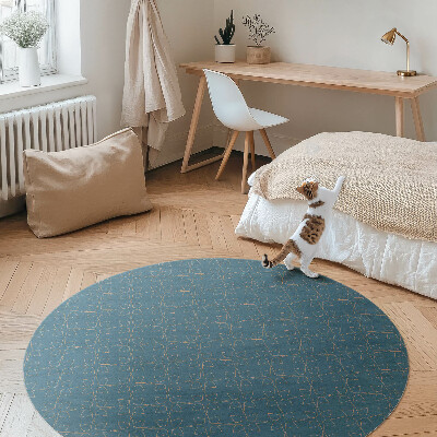 Vinyl rug Fine ornaments regular pattern