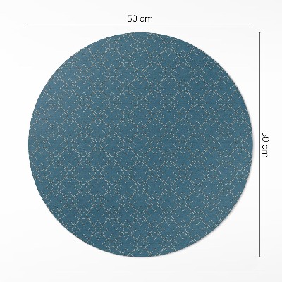 Vinyl rug Fine ornaments regular pattern