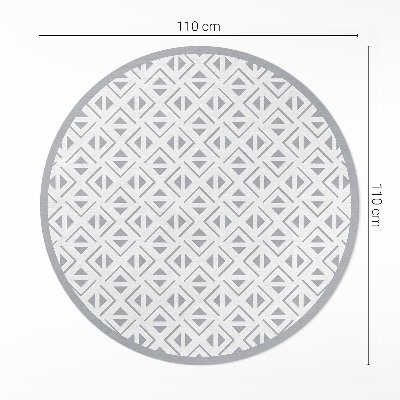 Vinyl rug Geometric minimalist pattern