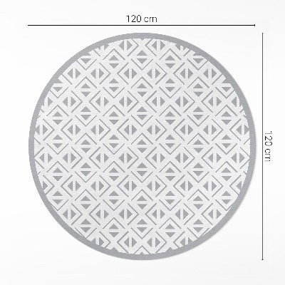 Vinyl rug Geometric minimalist pattern