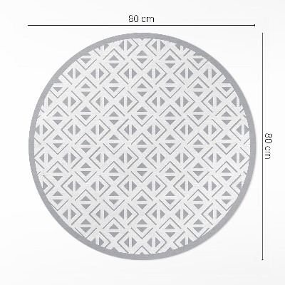 Vinyl rug Geometric minimalist pattern