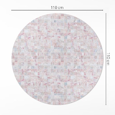 Vinyl rug Tiny stone mosaic tile