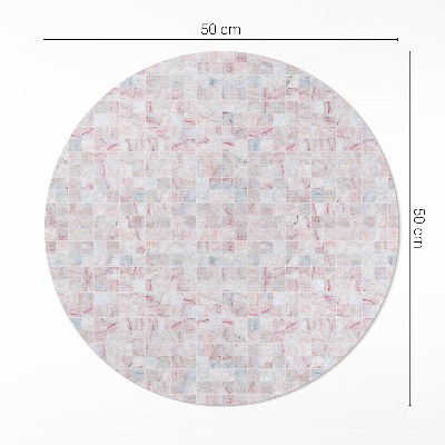Vinyl rug Tiny stone mosaic tile