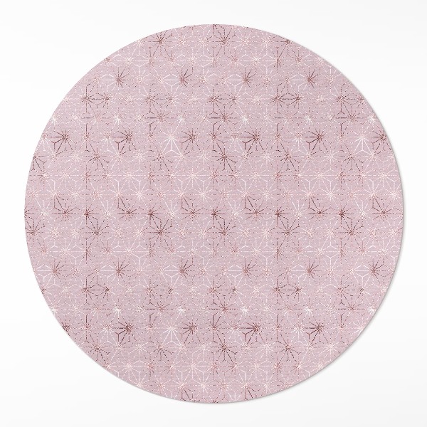 Vinyl floor rug Decorative regular pattern