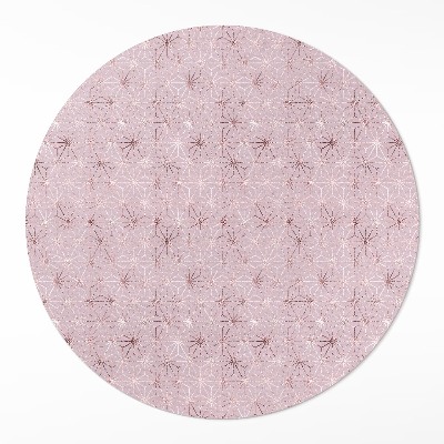 Vinyl floor rug Decorative regular pattern