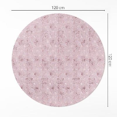 Vinyl floor rug Decorative regular pattern