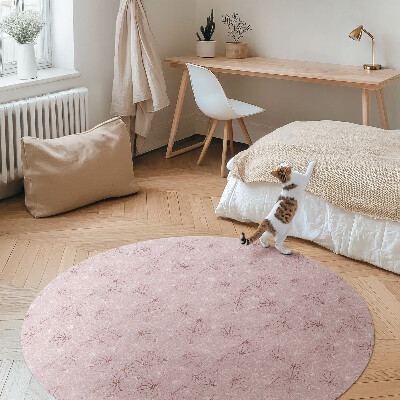 Vinyl floor rug Decorative regular pattern
