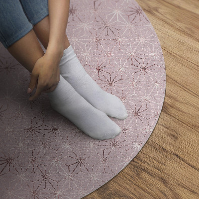 Vinyl floor rug Decorative regular pattern