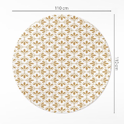 Pvc rug Decorative petals regular pattern