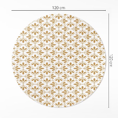 Pvc rug Decorative petals regular pattern