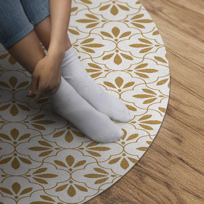 Pvc rug Decorative petals regular pattern