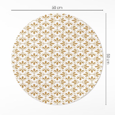 Pvc rug Decorative petals regular pattern