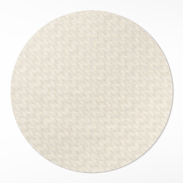 Vinyl rug Tiny parquet minimalist herringbone