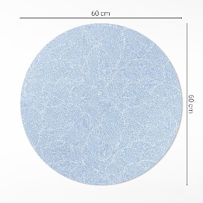Pvc carpet Minimalist leaves fashion pattern