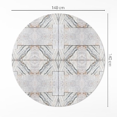 Vinyl rug Decorative stone tiles