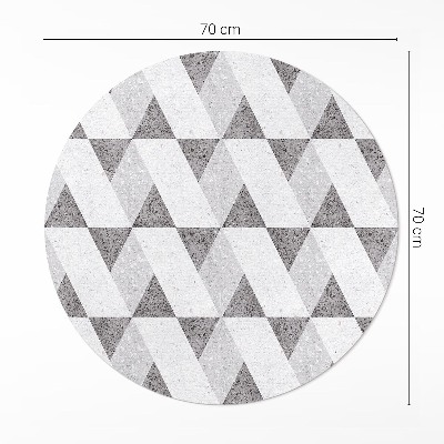 Vinyl floor rug Geometric stone tiles