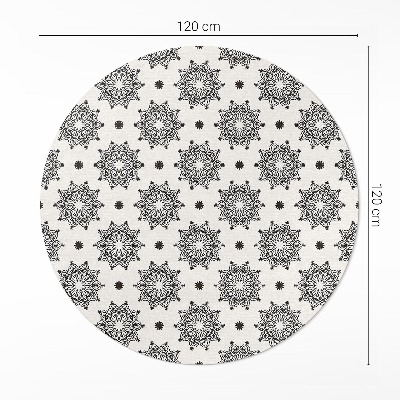 Pvc carpet Small mandalas oriental pattern boho