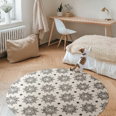 Pvc carpet Small mandalas oriental pattern boho
