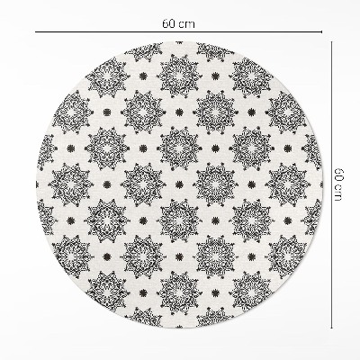 Pvc carpet Small mandalas oriental pattern boho