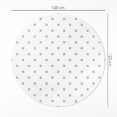 Vinyl rug Minimalist boho pattern