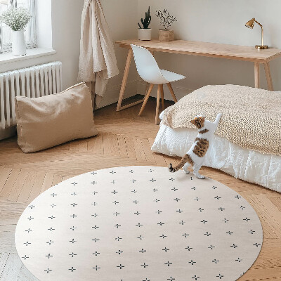 Vinyl rug Minimalist boho pattern