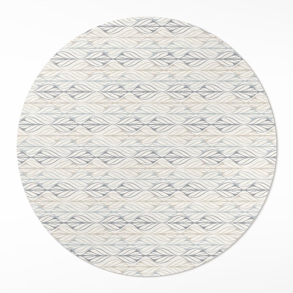 Pvc rug Regular leaves oriental pattern boho