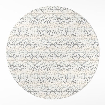 Pvc rug Regular leaves oriental pattern boho