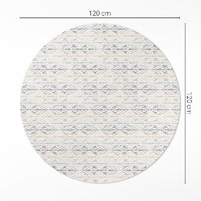 Pvc rug Regular leaves oriental pattern boho