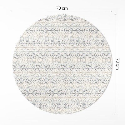 Pvc rug Regular leaves oriental pattern boho