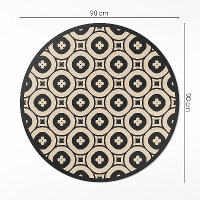 Pvc carpet Geometric pattern tiles