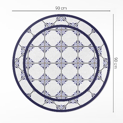 Vinyl rug Greek decorative tiles