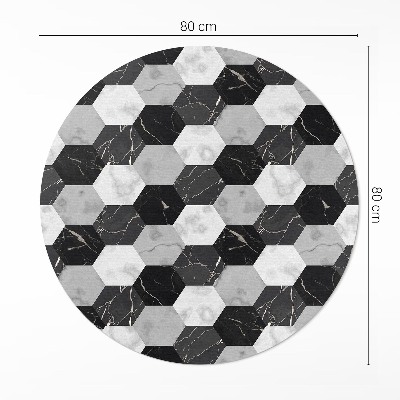Pvc carpet Stone mosaic marble
