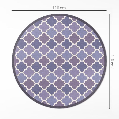 Vinyl rug Stylish tile elegant mosaic