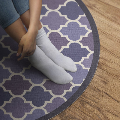 Vinyl rug Stylish tile elegant mosaic