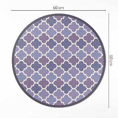 Vinyl rug Stylish tile elegant mosaic