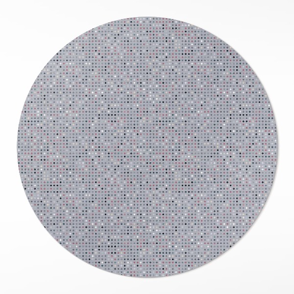 Pvc carpet Colorful dots details retro