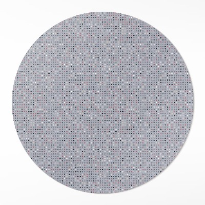 Pvc carpet Colorful dots details retro