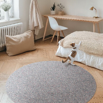 Pvc carpet Colorful dots details retro