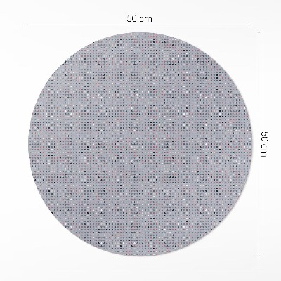 Pvc carpet Colorful dots details retro