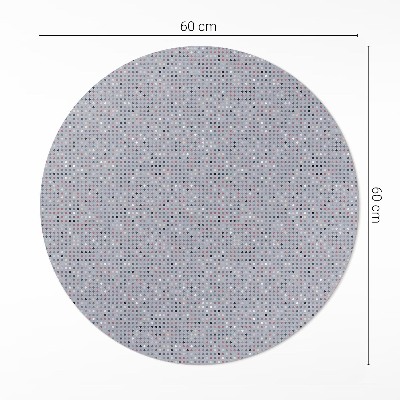 Pvc carpet Colorful dots details retro