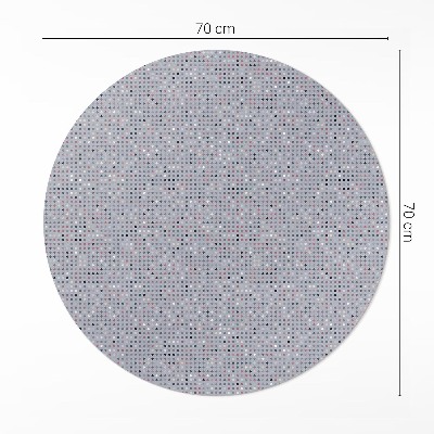 Pvc carpet Colorful dots details retro