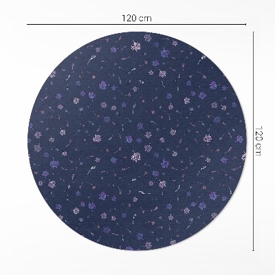 Pvc rug Tiny boho wildflowers