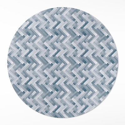 Pvc carpet Painted parquet herringbone pattern