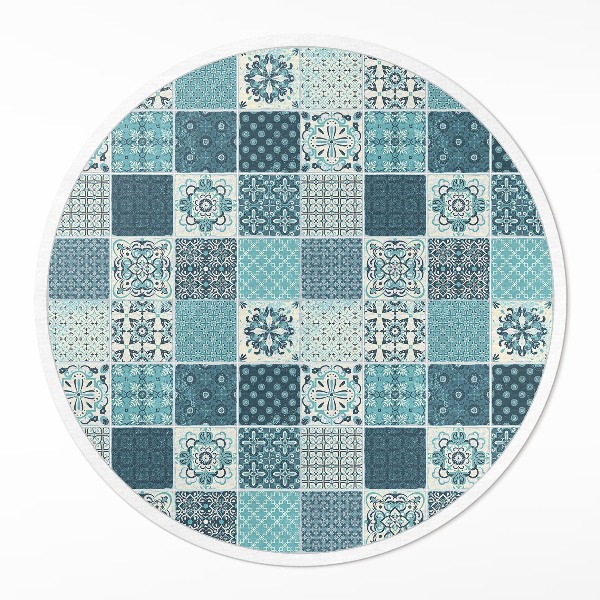 Pvc rug Patterned mosaic decorative tiles