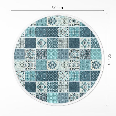 Pvc rug Patterned mosaic decorative tiles